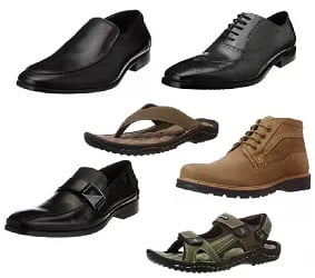 Never Before Discount: Men’s Formal / Casual Big Brand Shoes / Floaters / Thong Sandals – Flat 50% to 70% Off @ Amazon