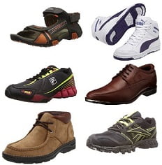 Minimum 50% Off on Men's Branded Footwear (Woodland, Red Tape, Puma, Gas & many more)