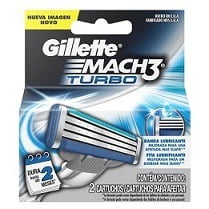 Gillette Mach3 Turbo Blades – 2 Cartridges for Rs.330 @ Amazon