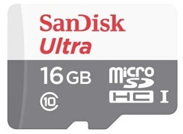 SanDisk 16 GB MicroSDHC Class 10 48 MB/s Memory Card
