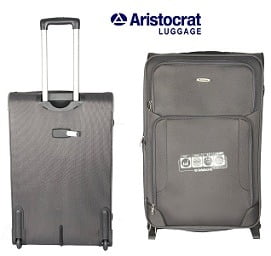 Aristocrat Polyester 64 cms Soft Sided Suitcase for Rs.2316 | Aristocrat Polyester 74 cms Soft Sided Suitcase for Rs.2796 @ Amazon