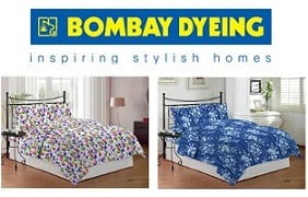 Bombay Dyeing Double (Coral Vine) Bed Sheets - Flat 50% Off