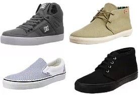 International Brand (Hub, Vans, DC, Hi-Tec) Casual Shoes - Flat 50% to 70% Off