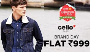 Brand Day Offer: Celio Paris Men’s Clothing – Rs.999 @ Flipkart