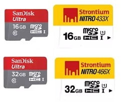 Class 10 (High Speed) Memory Cards – 16GB starts Rs.269 | 32GB starts Rs.523 | 64GB for Rs.999 Only @ Amazon