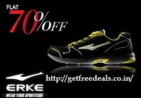 Flat 70% Off on ERKE Sports Shoes for Men / Women starts from Rs.689 @ Amazon