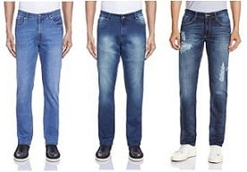 Top Brand Men’s Jeans – Min 60% Off starts from Rs.799 @ Amazon