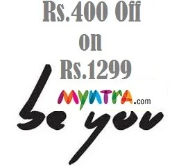 Get Rs.400 Off On Min Cart Value of Rs.1299 Using Oxigen Wallet @ Myntra