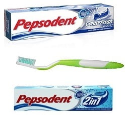 Min 25% Off on Pepsodent Toothpaste & Toothbrush