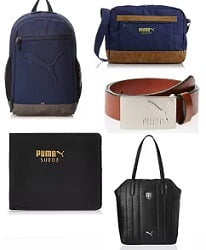 Puma Belt, Wallet, Backpacks, Bags – Flat 50% to 70% Off @ Amazon