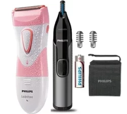 Philips Nose Trimmer Nt3650/16, Cordless Nose, Ear & Eyebrow Trimmer for Rs.963 | Philips HP6306/00 Shaver For Women for Rs.1396 @ Amazon