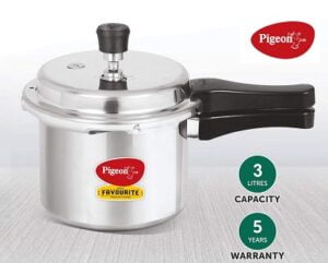 Pigeon Favourite 3Ltr Outer Lid Pressure Cooker for Rs.709 @ Amazon