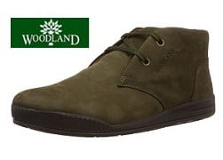 Woodland Men Leather Sneakers