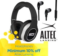 Altec Lansing Premium Headset & Headphones - Min 10% Off