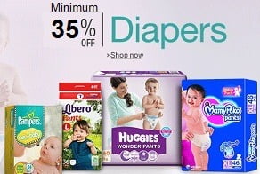 Baby Diapers – Minimum 35% Off @ Amazon