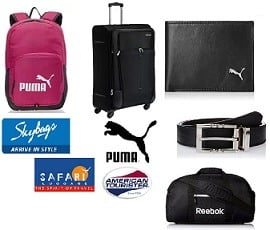 Min 50% Off on Best Brand Bags, Wallet & Luggage @ Amazon