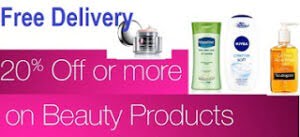 Min 20% Off on Beauty Products (Hair Care, Skin Care, Bath, Makeup, Fragrances)