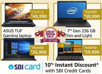Blockbuster Deal on Laptop – Highly Discounted Price @ Amazon