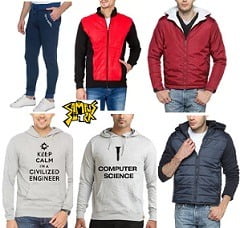 Campus Sutra Winter wear Collection - Flat 40% to 70% Off