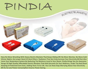 Single / Double Heating Blankets (Pindia) - Flat 50% to 60% Off