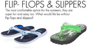 Min 60% Off on Flip Flops & Slippers
