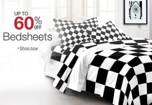 Minimum 50% Off on Home Furnishing (Bedsheets, Towels, Curtains, Quilts & Blankets) @ Amazon
