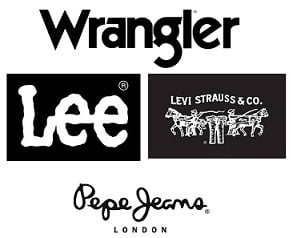 Lee, Levis, Wangler, Pepe Jeans - Flat 60% - 70% Off
