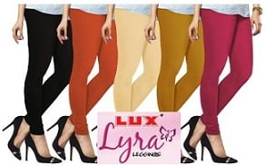 Lux Lyra Women’s Leggings (Pack of 5) for Rs.1316 @ Amazon