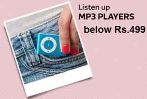MP3 Players – up to 85% Off starts from Rs.260 @ Flipkart
