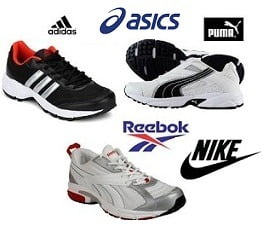 Adidas, Reebok, Nike, Asics & Puma Sports Shoes - Min 60% off