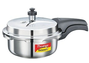 Prestige Popular Aluminium Pressure Cooker, 2 Litres for Rs.972 @ Amazon