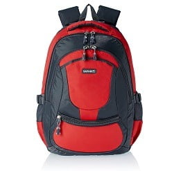 Safari Zinger Polyester 24 liters Red Laptop Bag