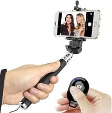 XTRA Selfie Stick ACE with Bluetooth Remote for Apple & Android Devices