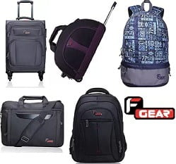 F-Gear Backpacks & Luggage – Flat 50% to 70% Off starts Rs.379 @ Amazon