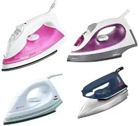 Irons (Dry / Steam) Up to 60% Off starts from Rs.299 @ Amazon