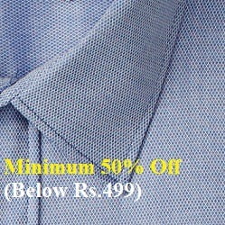 Men’s Shirts – Minimum 50% Off below Rs.499 @ Amazon