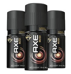 Axe Musk Deodorant: Buy 2 Get 1 Free – for Rs.324 @ Amazon (Flat 40% Off)