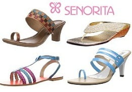 Flat 65% Off on Liberty Senorita Women’s Sandals starts from Rs.384 @ Amazon