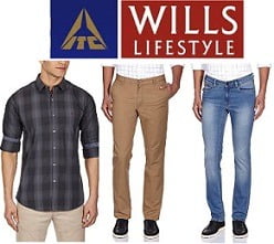 Wills Lifestyle Men’s Clothing -Min 50% Off @ Amazon (Limited Period Offer)