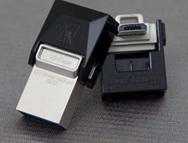 Kingston DT 64GB microDuo USB 3.0 OTG Pen Drive for Rs.1299 @ Flipkart