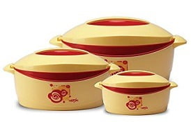 Milton Trumph Casserole Gift set, 3-Piece for Rs.449 @ Amazon (Limited Period Deal)