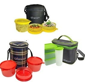 Min 45% Discount on Oliveware Lunch Boxes @ Flipkart