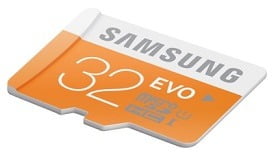 Samsung Evo 32 GB MicroSDHC Class 10 Memory Card