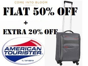 American Tourister Strolley: Flat 50% off + Extra 20% off @ Amazon