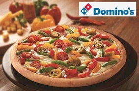 Dominos Gift Voucher worth Rs.500 for Rs.359 + Cashback up to Rs.399