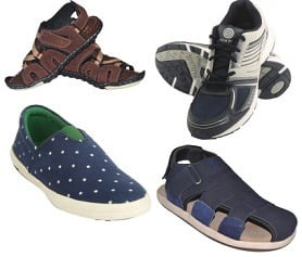 Men Footwear (Sandals, Floaters, Shoes, Slippers)