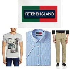 Peter England Mens Clothing - Flat 50% Discount