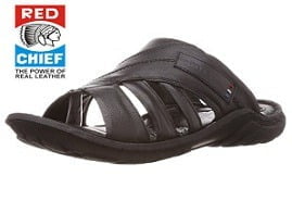 Flat 50% Off on Redchief Men Leather Floaters