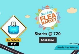 Shopclues Sunday Flea Market: Buy Products at unbeatable Price