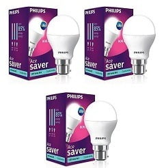 Philips White 9W LED Bulb – Set of 3 for Rs.300 @ Flipkart